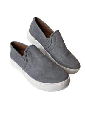 Steve Madden Gracy Gray Slip On Loafer Sneakers Size 8